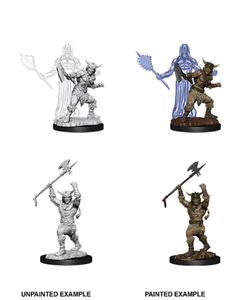 HUMAN MALE BARBARIAN D&D Nolzur's Marvelous Miniatures Wizkids WZK90007 - Picture 1 of 4
