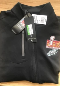 NFL Super Bowl LIX 2025 Philadelphia Eagles Antigua Generación Mujeres Cremallera Completa 2X - Imagen 1 de 4