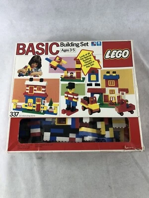 Vintage Lego Basic Building Set W/ Original Box #337, 1988 - Image 1 of 4