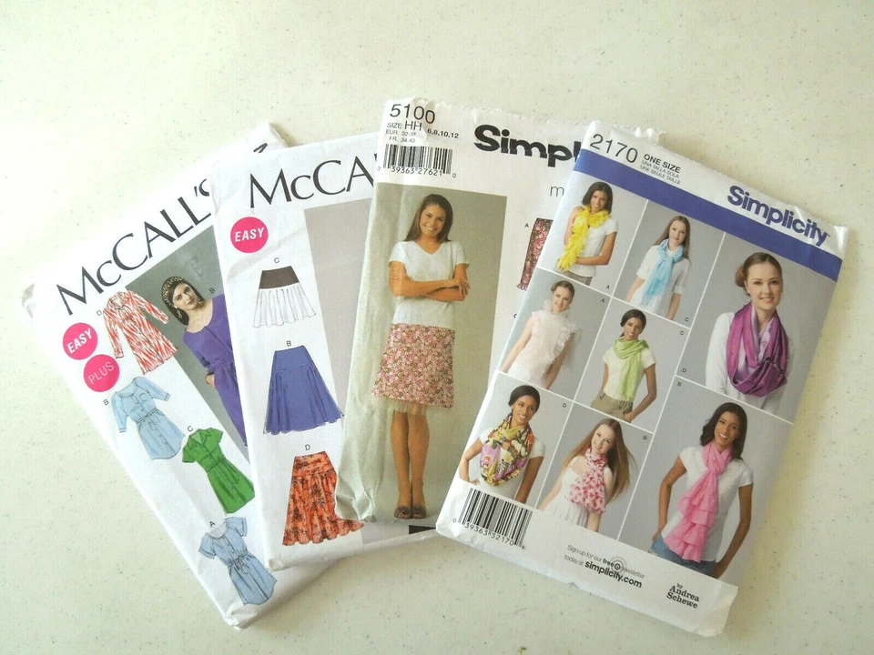 Women's Sewing Patterns 2000-Present - Dresses, Skirts and Scarves - Uncut - Image 1 of 1