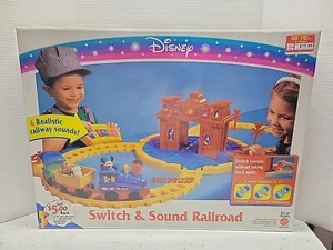 1994 Mattel Disney Switch&Sound Railroad #11919 NEW in Original Box Train Set 1A - Picture 1 of 13