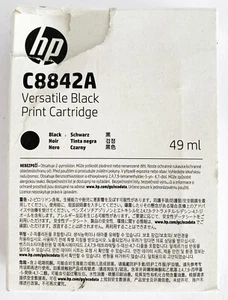 Oryginalny uniwersalny czarny wkład atramentowy HP C8842A - 49ml - USZKODZONE PUDEŁKO - Zdjęcie 1 z 5