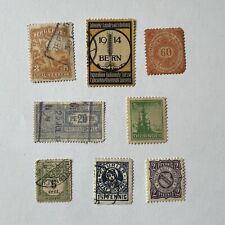 1800's LOT OF GERMAN STATES STAMPS BERGEDORF, BERN, REVENUE, PAYER AND MORE #50