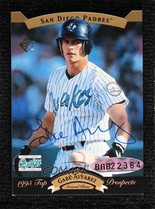 1995 SP Top Prospects Auto Gabe Alvarez Auto