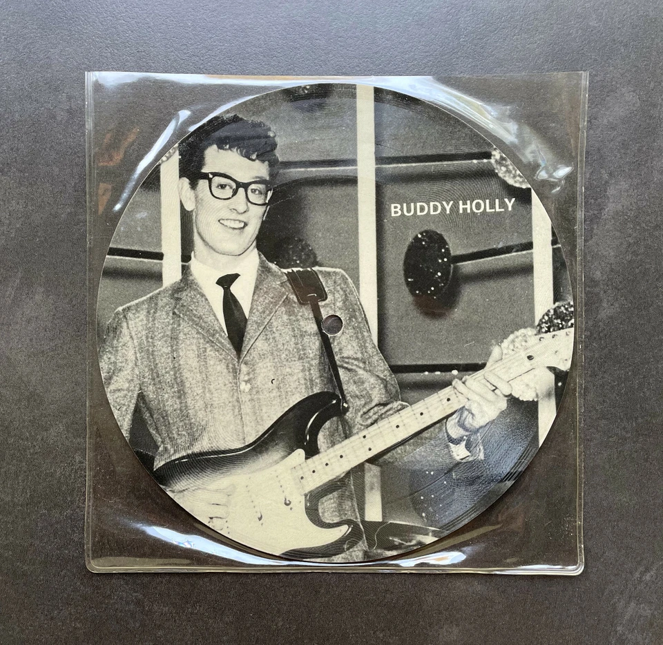 7" Buddy Holly - Heartbeat/ Rave On - DK Flexi Disc - Bild 1 von 2