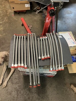 -12 An PTFE Braided Lines 316 SS 12”-18”-24”-36” - Image 1 of 4