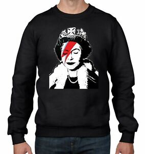Banksy Queen Bitch Ziggy Stardust Bluza męska Sweter