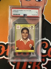 1968-69 EUSEBIO PANINI CALCIATORI (PSA 5) soccer great BENFICA PORTUGAL