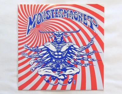 Monster Magnet Evil Elephant Bell 7'' Single Swirl Color Vinyl 1992 Glitterhouse - Image 1 of 3