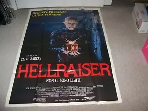 RARE HELLRAISER (1987) ORIGINAL MOVIE POSTER ITALIAN 39"X 55" - Picture 1 of 6