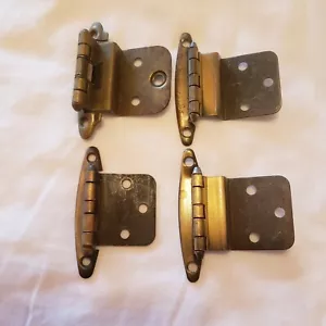 Cerniere in ottone vintage 3" set di quattro - Foto 1 di 12