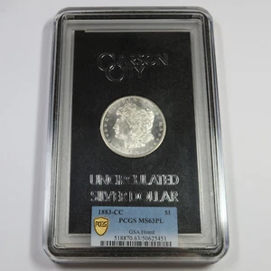 1883 CC Carson City PCGS MS63 PL - GSA Hoard Silver Morgan Dollar Coin #53196V - Picture 1 of 5