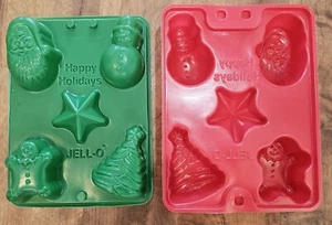 Lot 14 Pack JELLO JIGGLER CHRISTMAS Holiday JELL-O SHOTS Mold Santa Tree Snowman - Picture 1 of 1