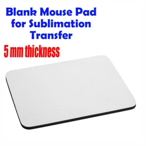 30x Blank Mouse Pads / Mats for Dye Sublimation ink or Heat Transfer 240x200x5mm - Picture 1 of 1