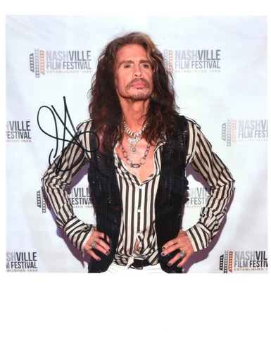 STEVEN TYLER SIGNED - New Autograph - P6269S Cover