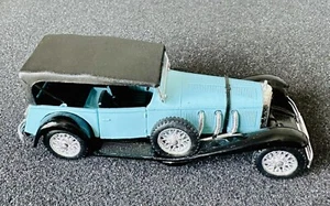 Vintage Solido Mercedes SS 1928 Car 1:43 Blue 4.25” Length Toy Car Oldies - Picture 1 of 10