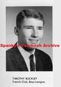 Anuario de escuela secundaria de la década de 1960 con Tim Buckley senior ~ Happy Sad ~ Starsailor ~ Jeff - Imagen 1 de 3