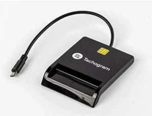 Lecteur de carte tachygramme connecteur Android et adaptateur type C - Photo 1/2