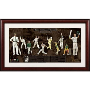 RICKY PONTING 'PRIDE OF AUSTRALIAN CRICKET' SIGNED FRAMED LIMITED LITHOGRAPH - Picture 1 of 1