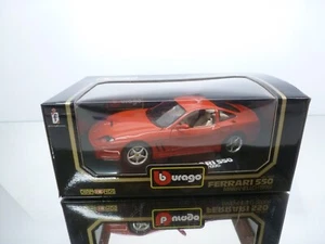 BBURAGO 3064 FERRARI 550 MARANELLO 1996 - RED 1:18 - GOOD IN BOX - Picture 1 of 6