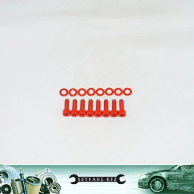 Viti Copertura Valvola Acciaio Inox Rosso Opel Ascona C Gt Corsa A Omega Ohc OHV - Imagen 1 de 2