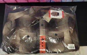 NWT The Original J.A.C.H.S Flannel Shirt Men’s Size Medium Wool Blend NEW - Picture 1 of 3