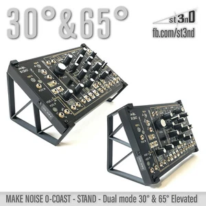 DUAL STAND for MAKE NOISE 0-COAST / 0-CTRL / STREGA - 30° or 65° - Picture 1 of 10