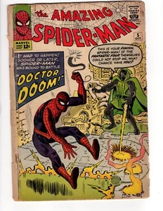 THE AMAZING SPIDER-MAN #5 OKTOBER *SCHLÜSSEL* MARVEL COMICS 1963 - Bild 1 von 23