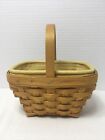 Longaberger Small Comforts Basket Combo ? Yellow Liner ? Protector ? 2001