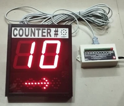 2 Digit Calling Counter Number Display , 4" High FND LED Digits - Image 1 of 4