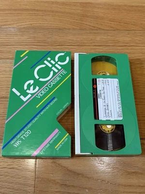 VTG 80s Le Clic Green VHS Tape Cassette Home Recorded Superman 4-Fatal Beauty - Image 1 of 4