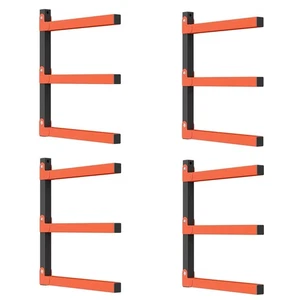 Lumber Storage Rack for Garage, Wall Mount Heavy Duty Lumber Rack, Overhead W... - Foto 1 di 7