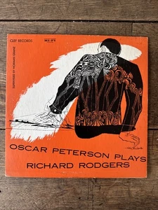 Oscar Peterson Plays Richard Rodgers Mono 1st DG Clef MG C-624 VG+ Norman Granz - Picture 1 of 17