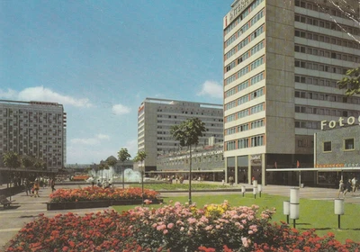 GERMANY Rare Postcard DRESDEN Showing INTERHOTELS 1970s - Image 1 of 3