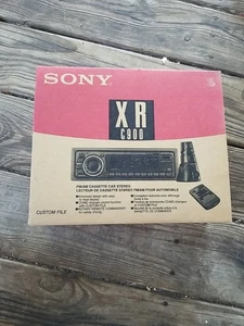 VTG Rare Sony XR-C900  FM/AM  Cassette Car Stereo NOS - Picture 1 of 6