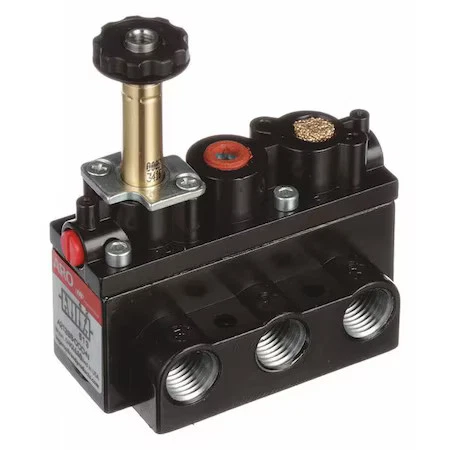Aro A212ss-000-N Solenoid Air Control Valve, 1/4 In, 4-Way - Image 1 of 1