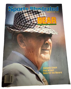 Sports Illustrated "BEAR" Nov 23, 1981, Bear Bryant Goes for the Record - Picture 1 of 6