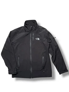 The North Face Men’s Black Softshell Jacket Size XL – VGC Windproof Waterproof - Picture 1 of 14