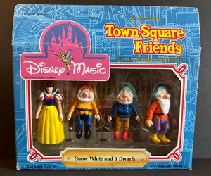Disney Magic Town Square Friends Snow White and 3 Dwarfs No. 60305 Vintage Sears - Picture 1 of 10