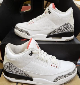 Size 10.5 - Jordan 3 Retro Mid White Cement Reimagined 136064-105 - Picture 1 of 10