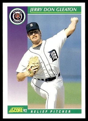 1992 Score Jerry Don Gleaton Detroit Tigers #375 - Image 1 of 2