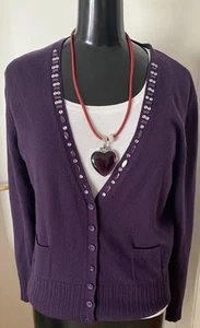 Marc Aurel Strickjacke Flieder mit Wolle, Kaschmir Gr 40, Oversize 36, 38 🌷🌷🌷 - Bild 1 von 7