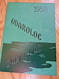 1958 ODAROLOC Yearbook Boulder Colorado High School Grades 10-12 Unused - Picture 1 of 5