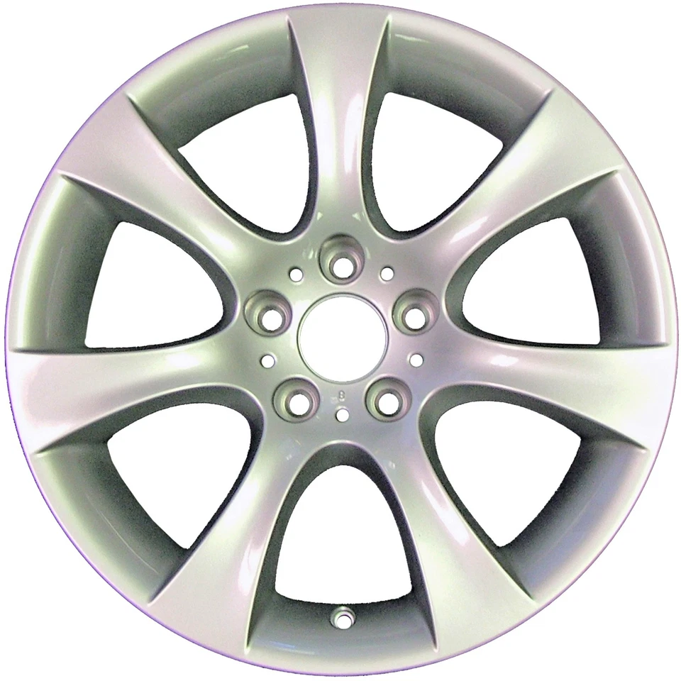 18x9 7 Spoke Refurbished Rear Aluminum Wheel Painted Silver 560-59479 - Image 1 of 1