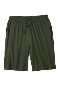 KingSize Men's Big & Tall Lightweight Jersey Pajama Shorts - Picture 1 of 11
