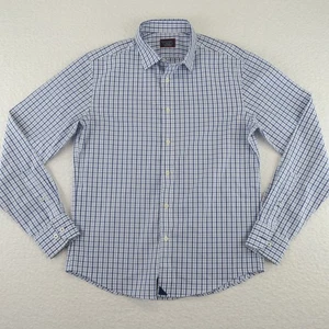 UNTUCKit faltenfreies Hemd mit Knopfleiste Herren Medium Slim Fit Blau Baumwolle - Bild 1 von 8