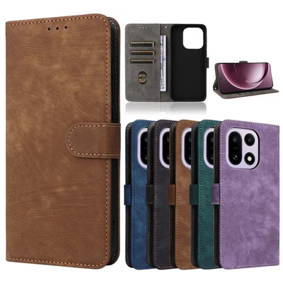 For OnePlus 15 5G, Luxury Retro Leather Wallet Stand Card Slots Soft Cover Case - Image 1 of 4