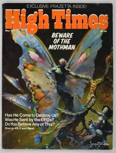 Vintage: High Times Vol. 1 #57 FRANK FRAZETTA Mothman Cover (May 1980) - Picture 1 of 5