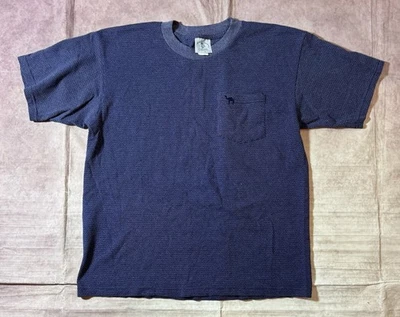 Camiseta Vintage Camel Texturizada Bolsillo Para Hombre Talla Grande Azul Logo Años 90 Hecha en EE. UU. Foto 1 de 4