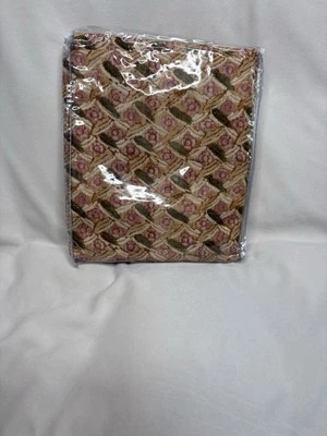 Cortina de celosía floral West Elm Pierce & Ward - sin forro - rosa caoba 48x108 Foto 1 de 4